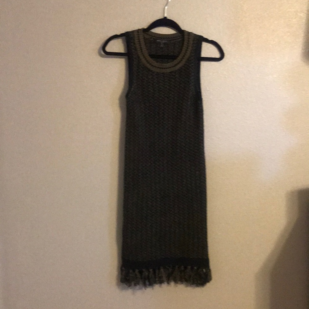 Sleeveless sweater dress